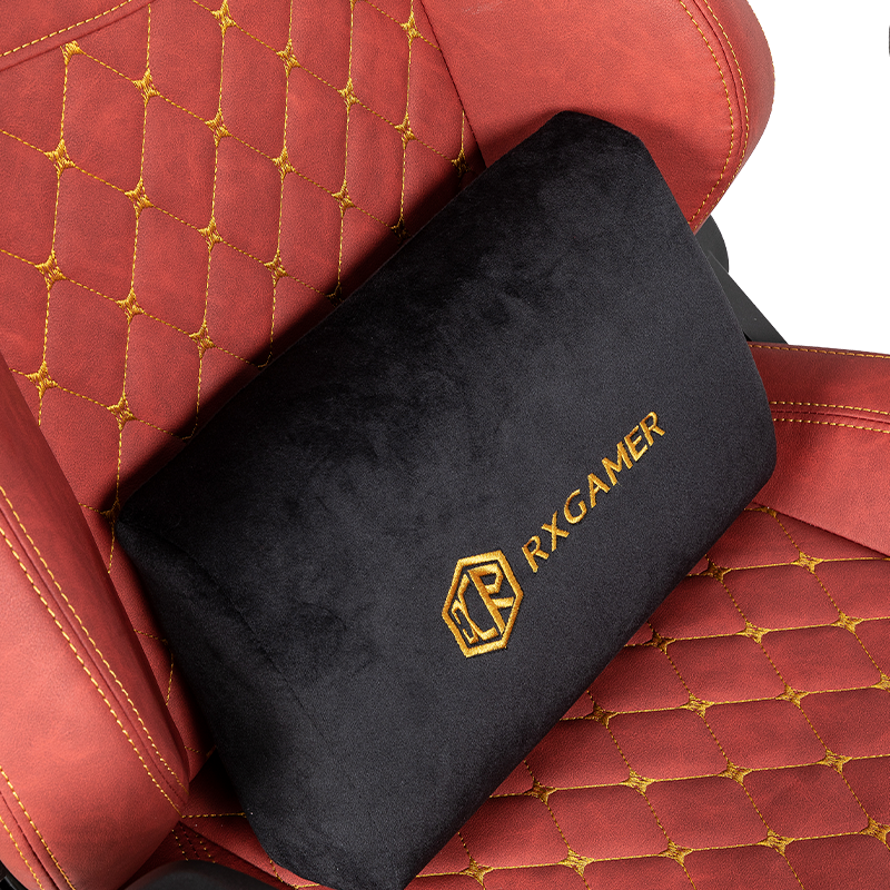 كرسي الألعاب RXGAMER RX-2069 مسند رأس مغناطيسي أحمر قابل للتعديل